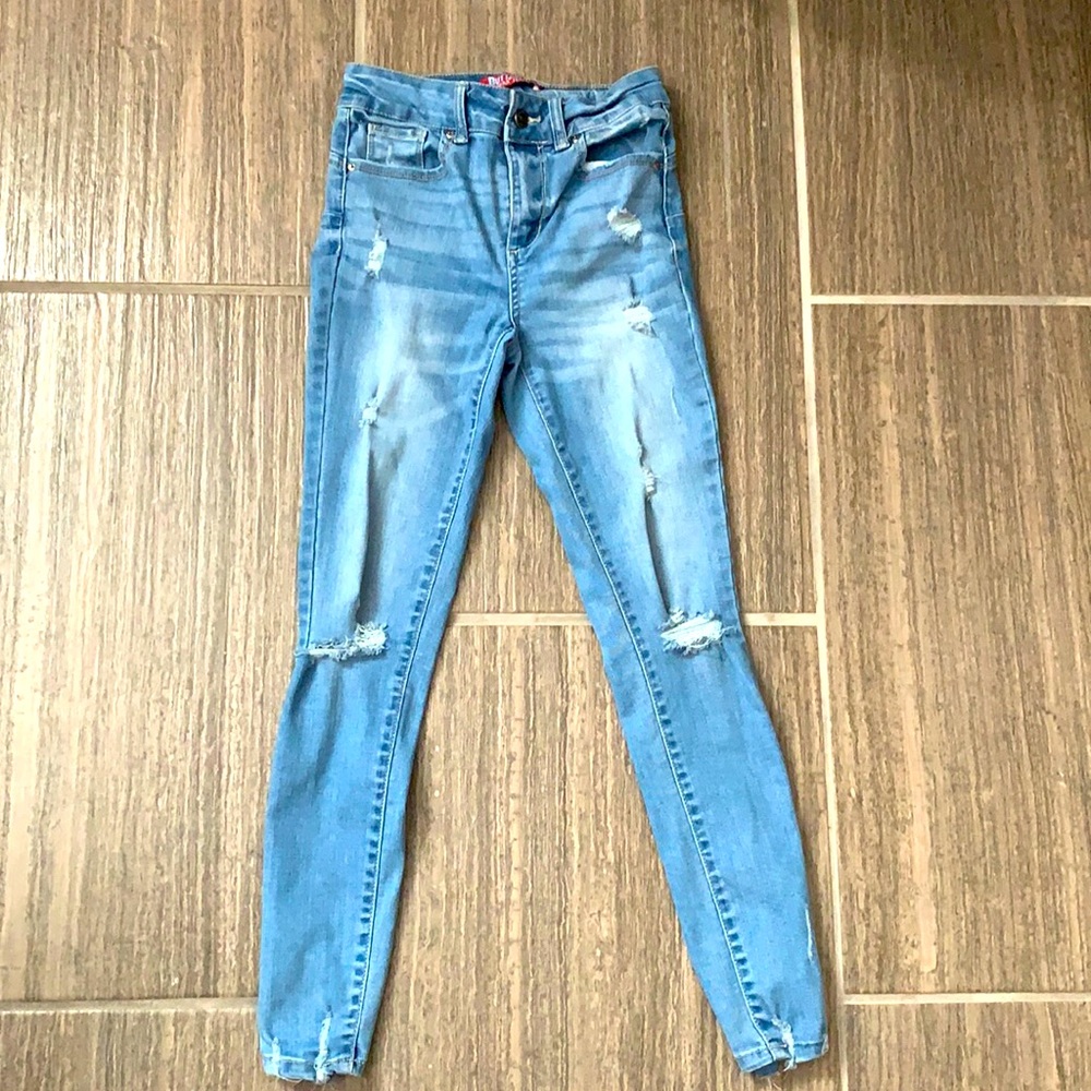 Wax Jeans Light-blue Skinny Jeans- 0